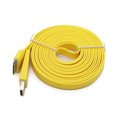 Platte 30-pins kabel 1 meter geel