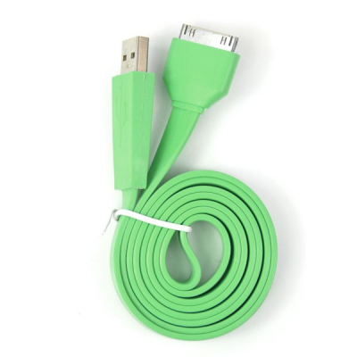 Platte 30-pins kabel 1 meter groen