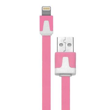 Platte Lightning kabel 2 meter