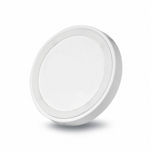 Draadloze oplader met kabel en adapter wit