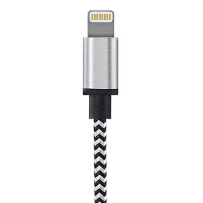 Nylon Lightning kabel 1 meter