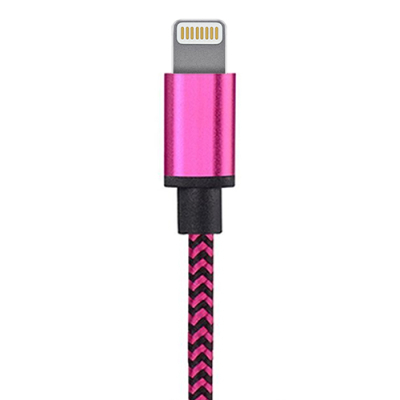 Nylon Lightning kabel 2 meter