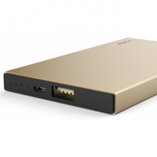 Rock Stone PowerBank 5000 mAh goud