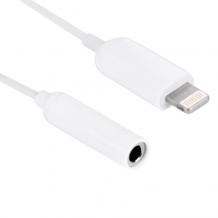 Lightning naar 3,5 mm jack aux audio adapter