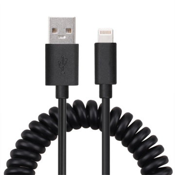Gekrulde Lightning kabel