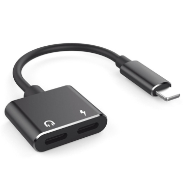 Lightning splitter voor opladen en muziek