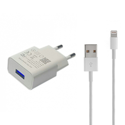 iPad oplader compact Lightning 3 meter wit