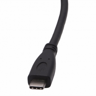 USB-C verlengkabel 30 centimeter zwart PD