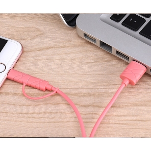 Usams Lightning en micro USB kabel 1 meter