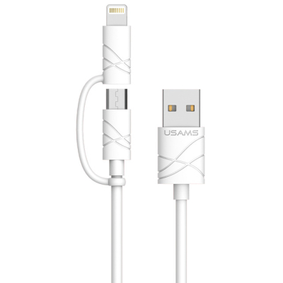 Usams Lightning en micro USB kabel 1 meter