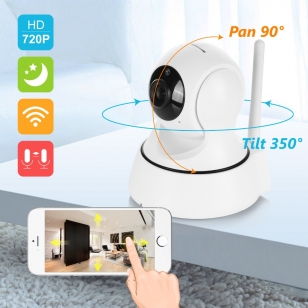 Sannce HD IP WiFi camera met app wit