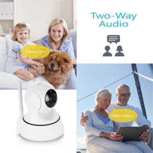 Sannce HD IP WiFi camera met app wit