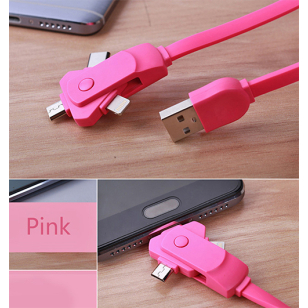 3 in 1 kabel voor smartphone