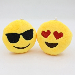 Emoji sleutelhanger met zonnebril