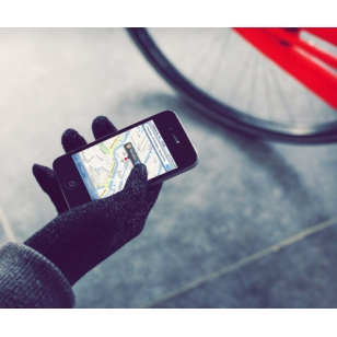 Touchscreen handschoenen zwart