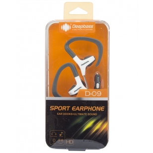 Deepbass D-09 sport oordopjes wit