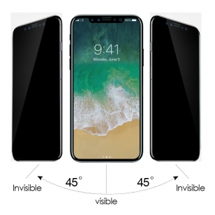 iPhone X / Xs privacy screenprotector glas