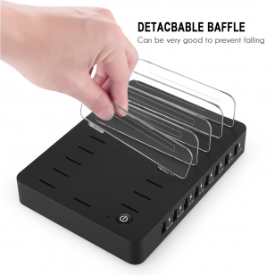 8 USB laadstation hub voor smartphones en tablets