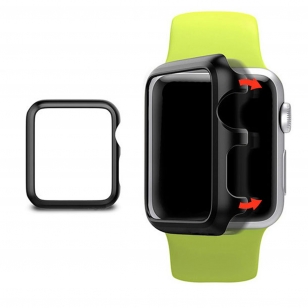 Aluminium case voor Apple Watch 2/3 38mm zwart