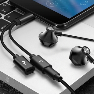 Lightning splitter - opladen en audio