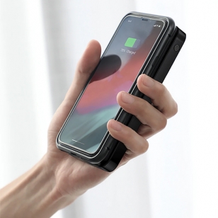 Baseus PowerBank 10.000 mAh - QI en duo USB zwart