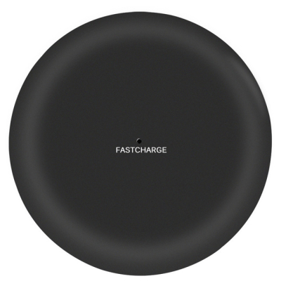 Draadloze Qi oplader deluxe mat zwart