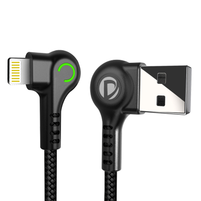 Degion nylon haakse Lightning kabel 2 meter