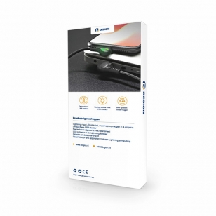 Degion nylon haakse Lightning kabel 2 meter