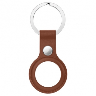 PU lederen sleutelhanger voor AirTag