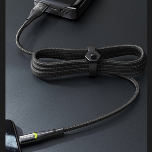 Mcdodo nylon Lightning naar USB kabel 1,8 meter groen