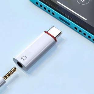 USB-C naar aux audio adapter