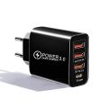 Oplader met 3 USB poorten en 1 USB-C poort