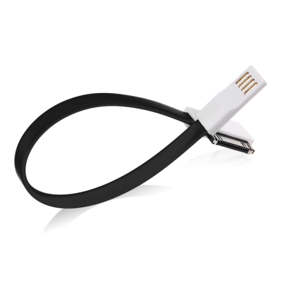 Platte 30-pins kabel 20 cm zwart